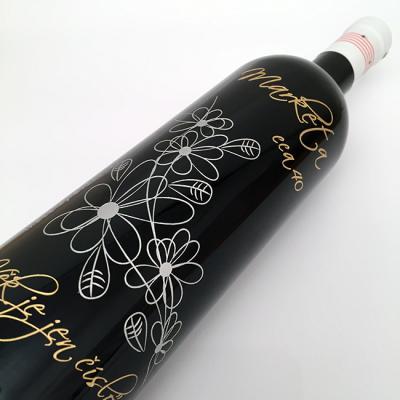 Narozeniny - hloubkové pískování a barvení skla