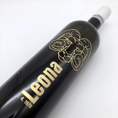 Zvěrokruh - hloubkové pískování a barvení skla