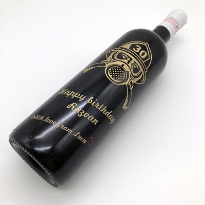 Narozeniny - hloubkové pískování a barvení skla