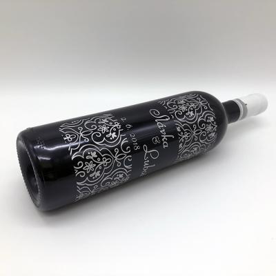 Svatba - hloubkové pískování a barvení skla