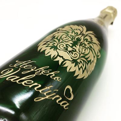 Valentýn - hloubkové pískování a barvení skla