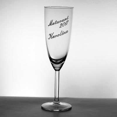 Maturitní sklenička - pískování skla