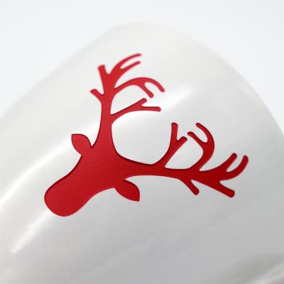 Vánoční hrnek - pískování skla, porcelánu