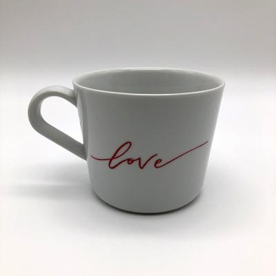 Pískovaný hrnek - pískování skla, porcelánu