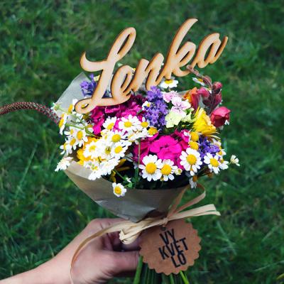 Zápich jméno - značení a řezání laserem