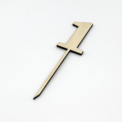 Zápich číslo - značení a řezání laserem