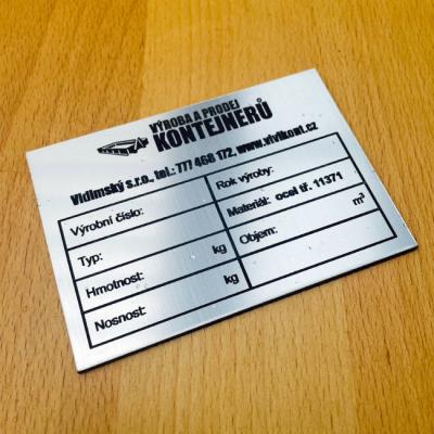 Štítky - Řezání a značení laserem