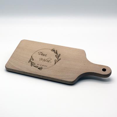 Svatební prkénko - značení a řezání laserem