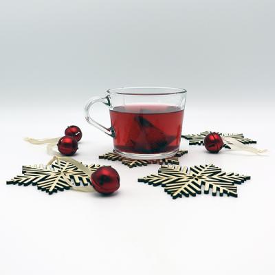 Vánoční podtácek - značení a řezání laserem