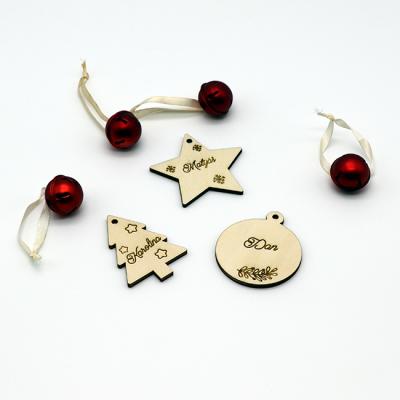 Vánoční ozdoby - značení a řezání laserem