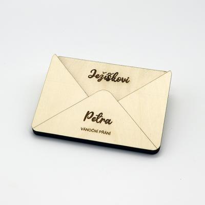 Vánoční přání - značení a řezání laserem