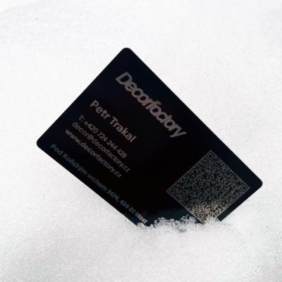 Kovové vizitky - Řezání a značení laserem